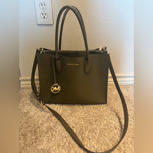 Michael Kors Handbags - Michael Kors Olive Green Satchel Bag